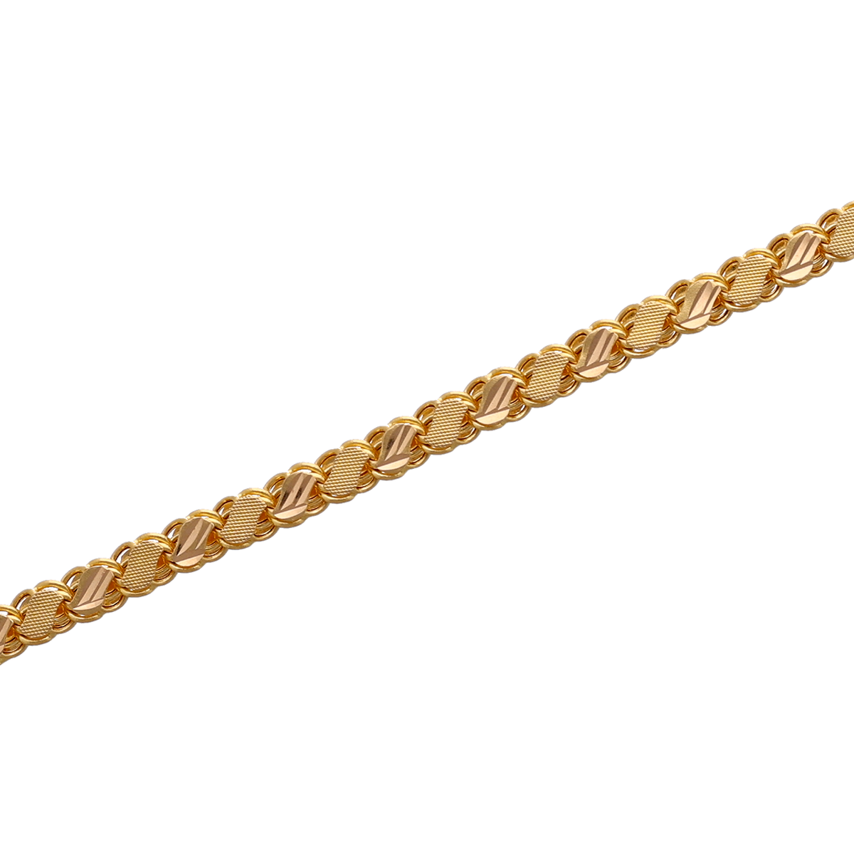 Classic Gold Chain with Interlocking Links