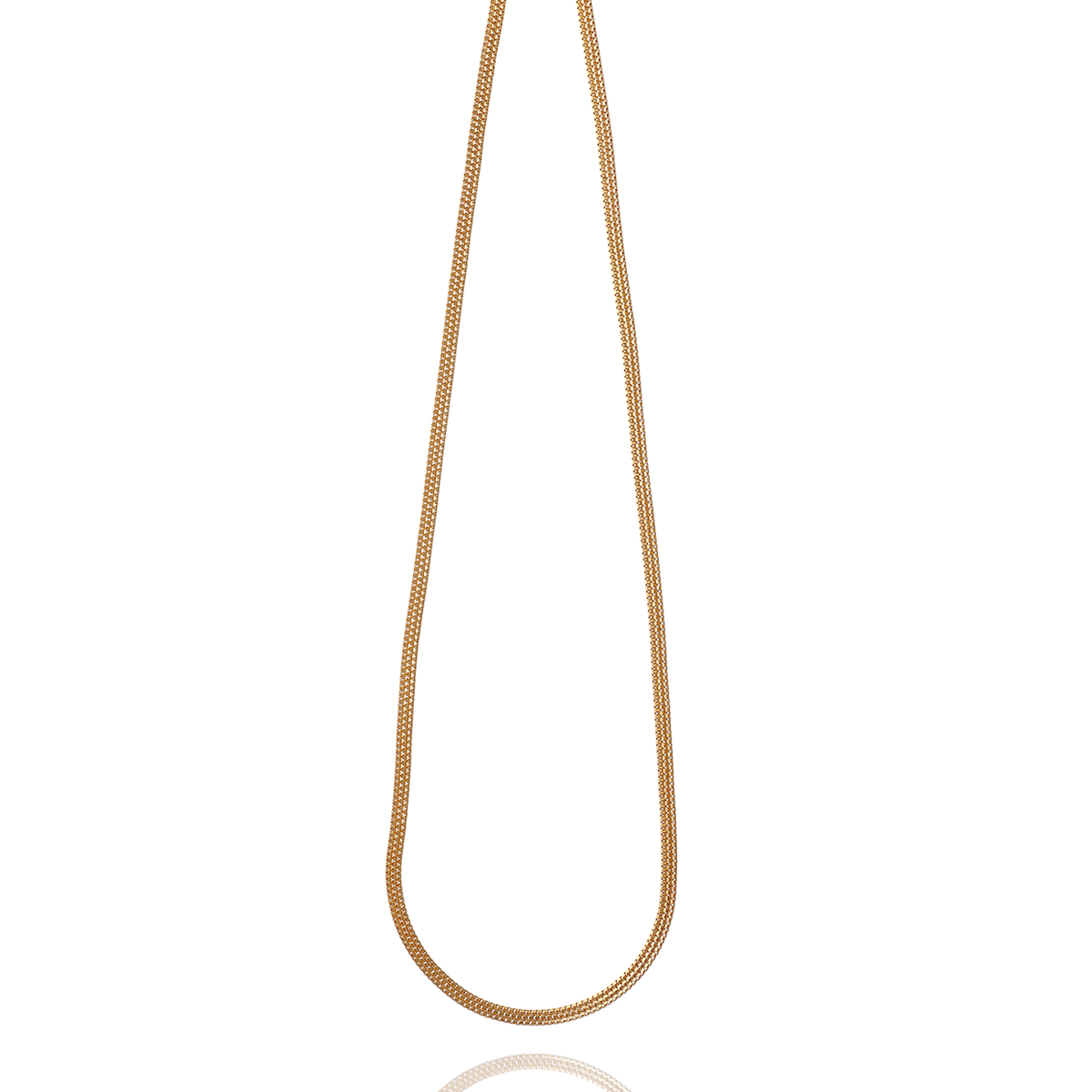 Sleek Multi-Row Gold Chain