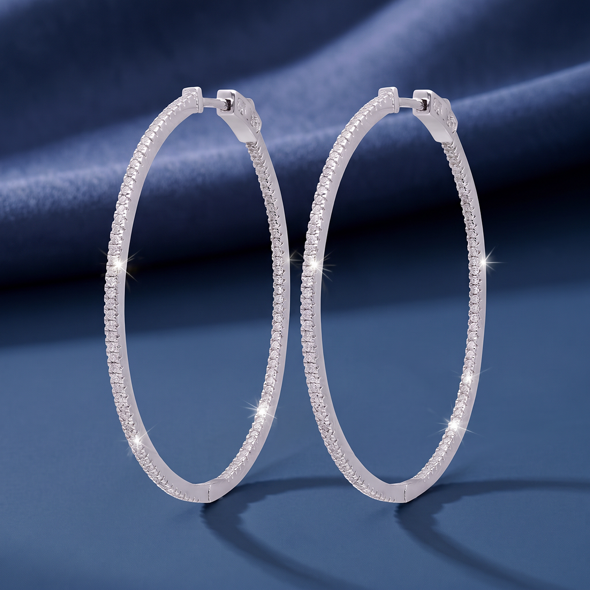 Classic Spark Hoop Earrings