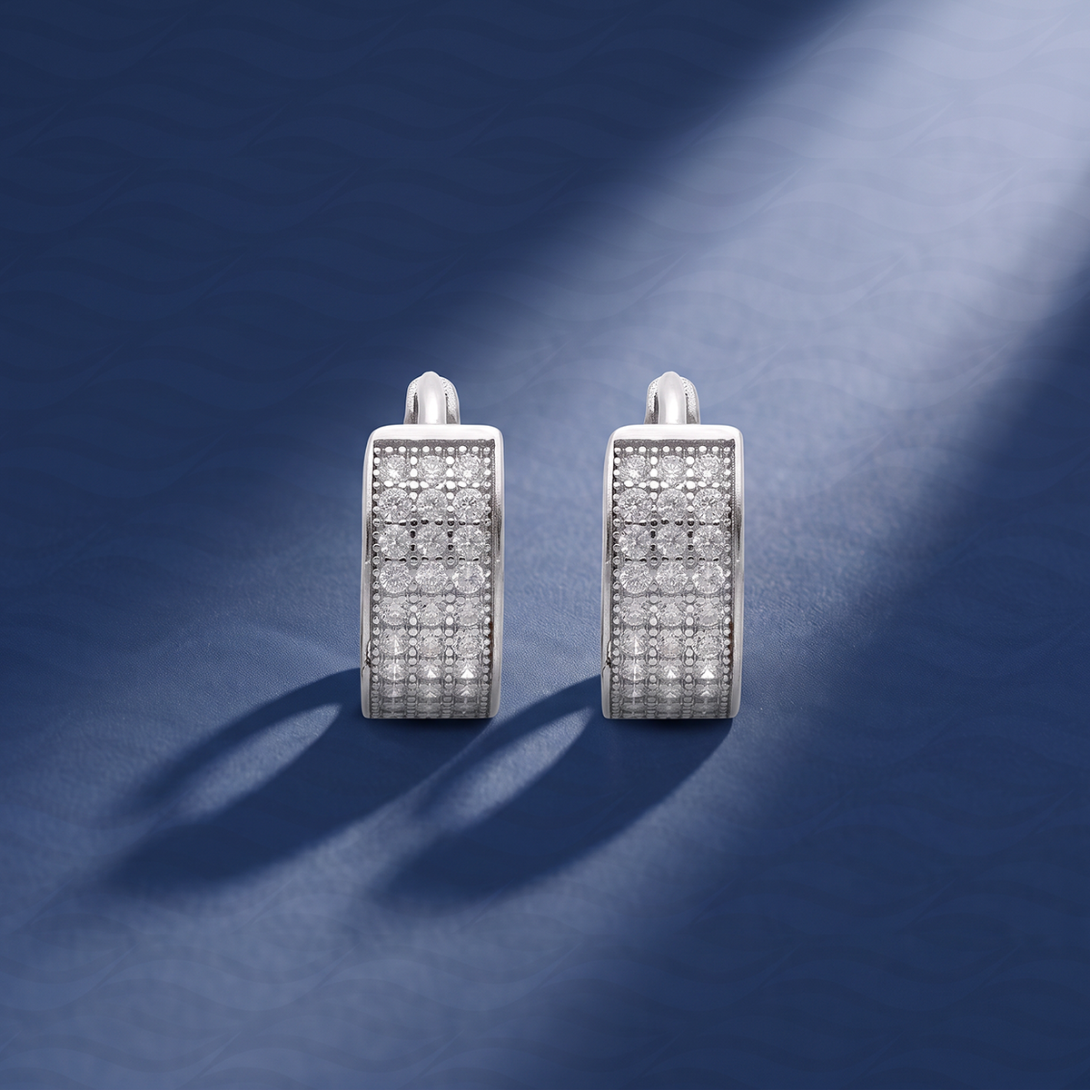 Classic Pavé Huggie Earrings