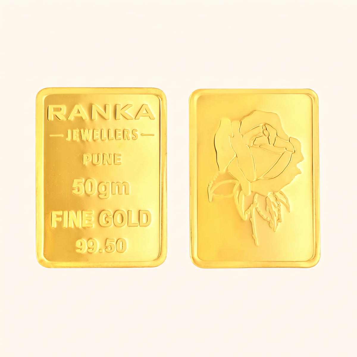 50 Gram Gold Bar 24K 995 Purity – Certified Pure Gold