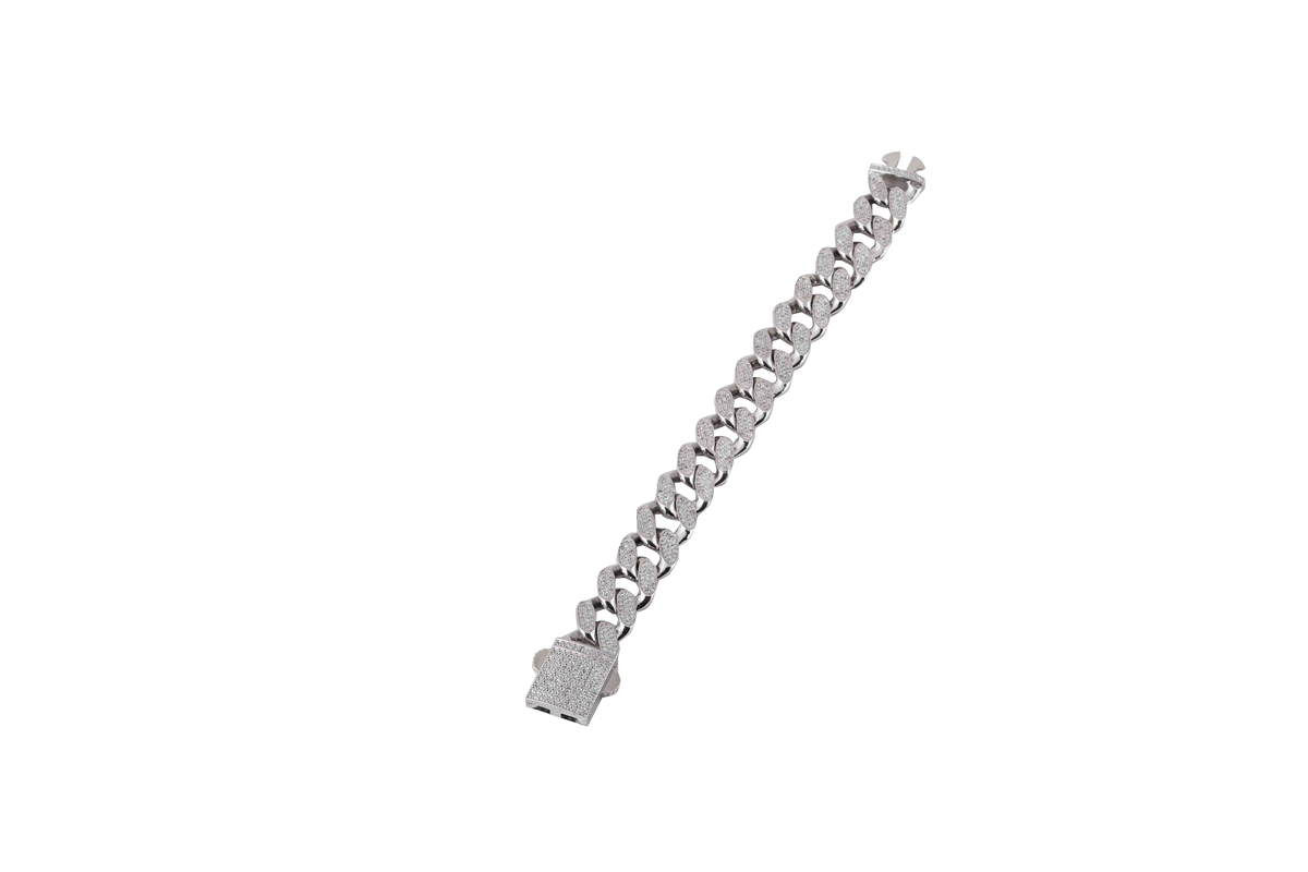 Classic Pave Cuban Link Bracelet