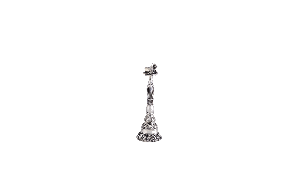 Antique Silver Temple Bell
