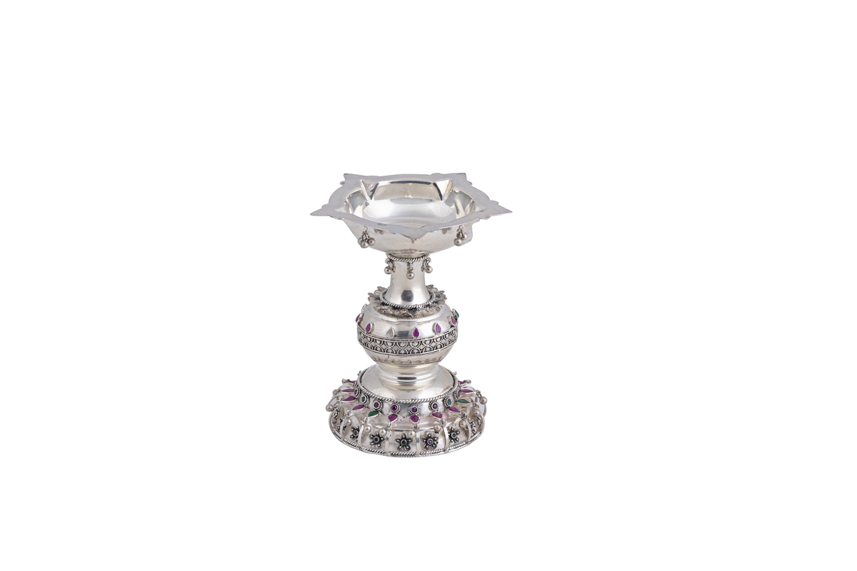 Ornate Antique Silver Samai