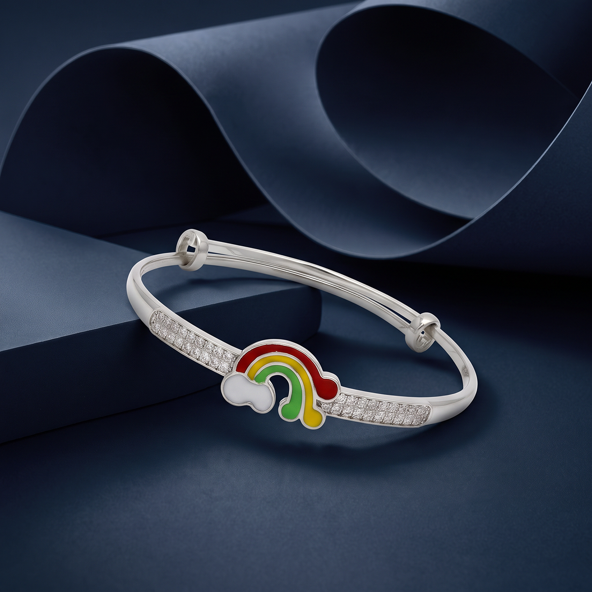 Rainbow and Cloud Sparkle Baby Kada