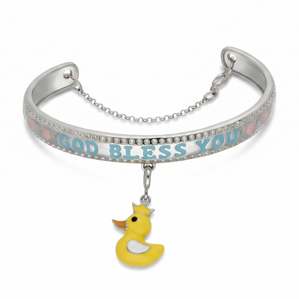 God Bless You Duck Charm Baby Kada