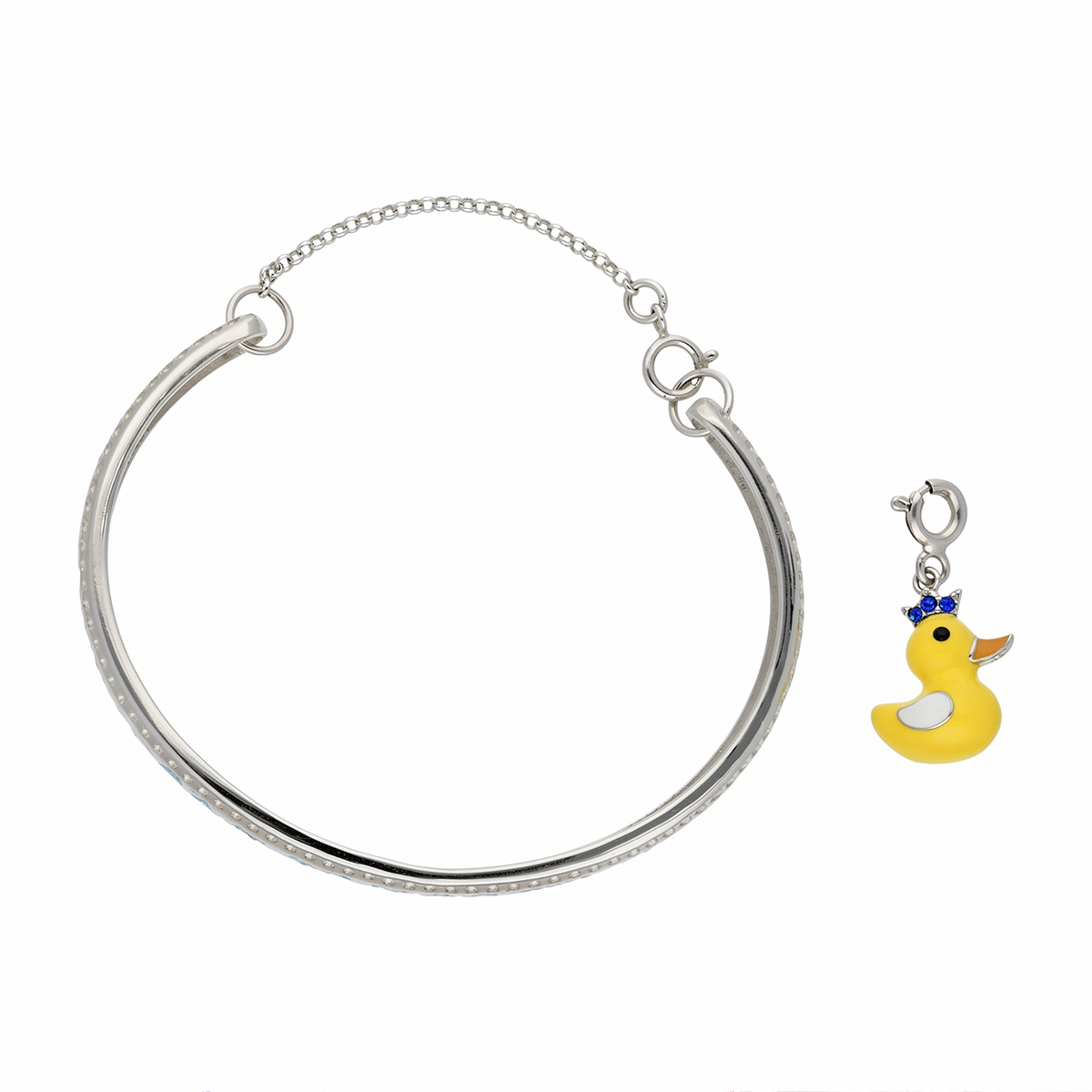 God Bless You Duck Charm Baby Kada