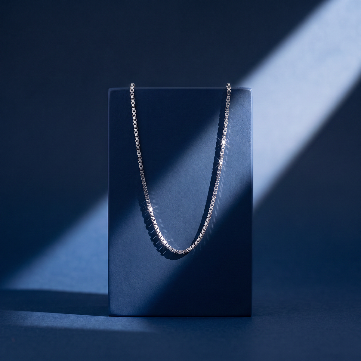 Classic Box Link Silver Chain