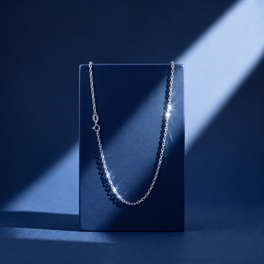 Classic Curb Silver Chain