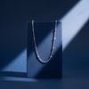 Delicate Station Silver Chain