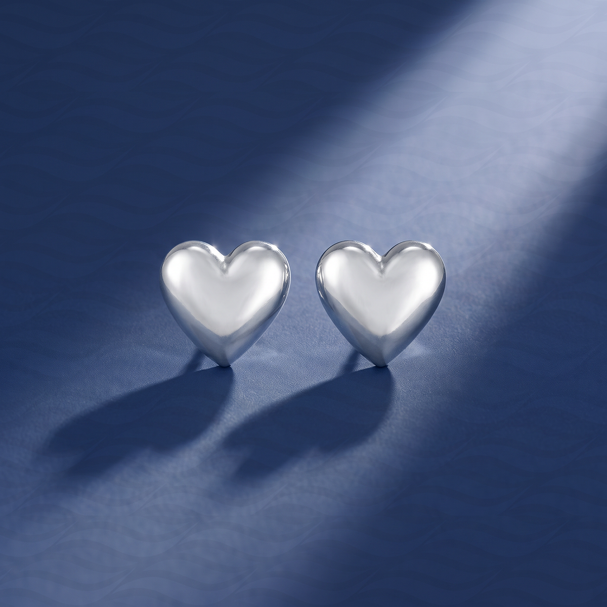 Classic Heart Stud Earrings