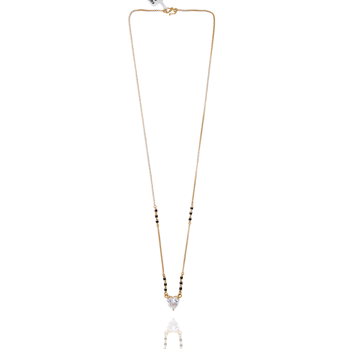 Minimal Black-Beaded Mangalsutra Chain