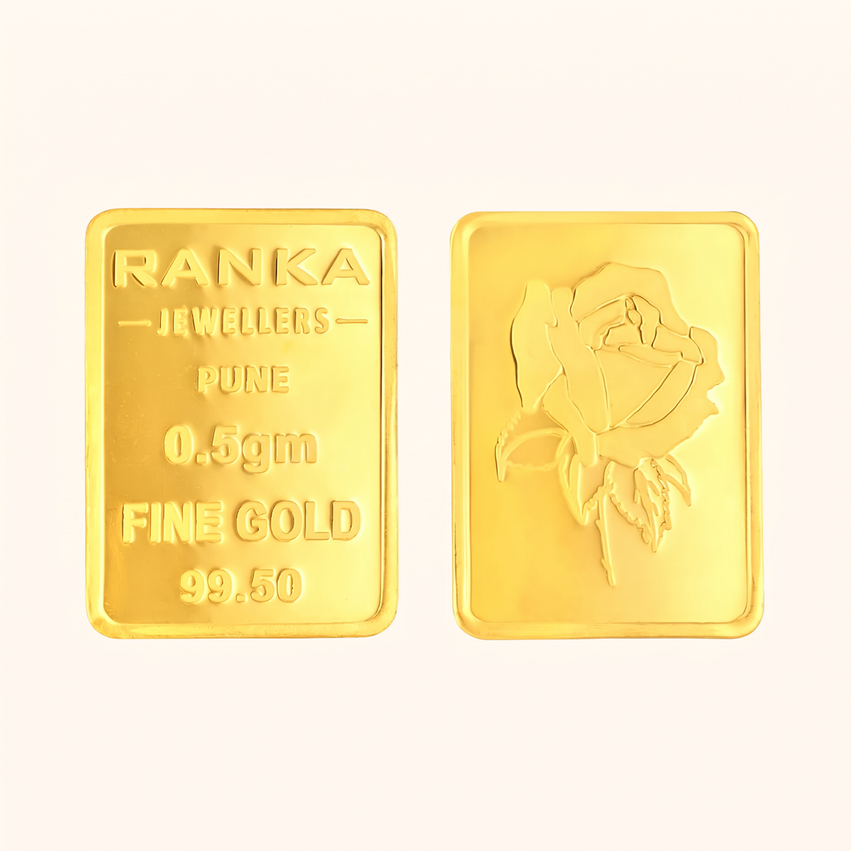 0.5 Gram Gold Bar 24K 995 Purity – Certified Pure Gold