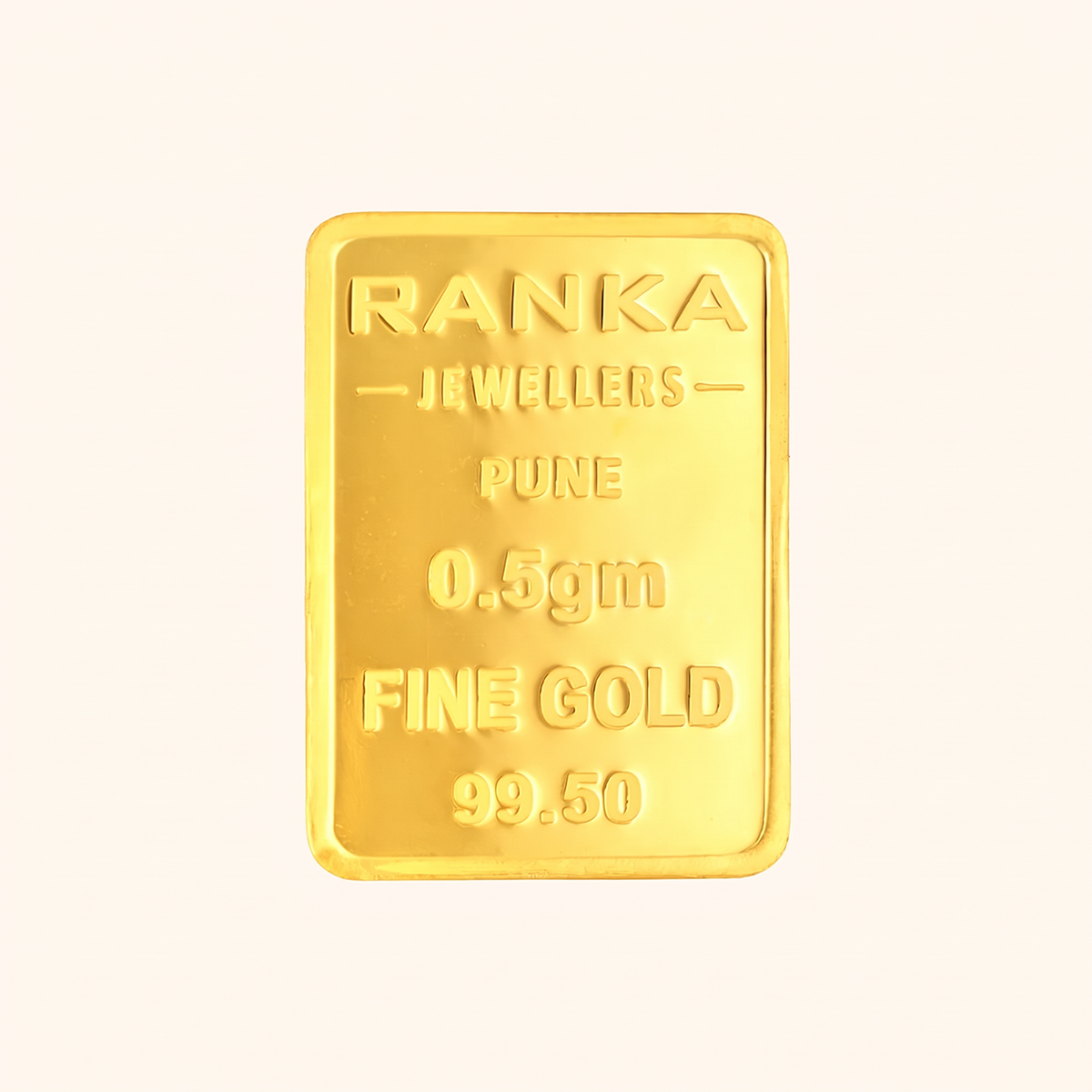 0.5 Gram Gold Bar 24K 995 Purity – Certified Pure Gold