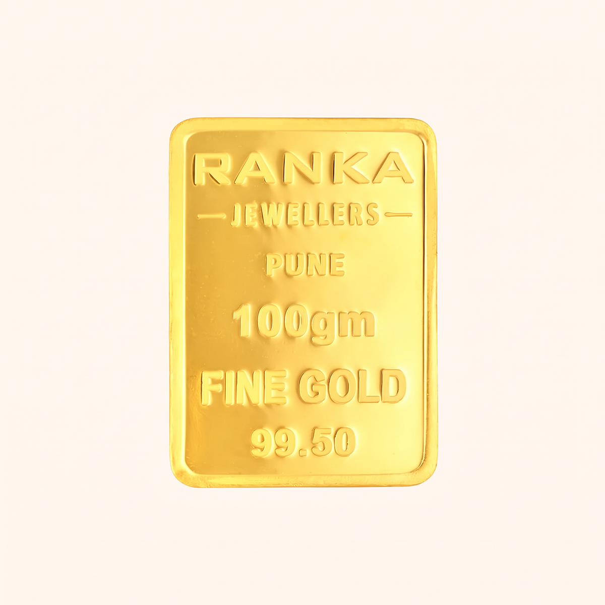100 Gram Gold Bar 24K 995 Purity – Certified Pure Gold