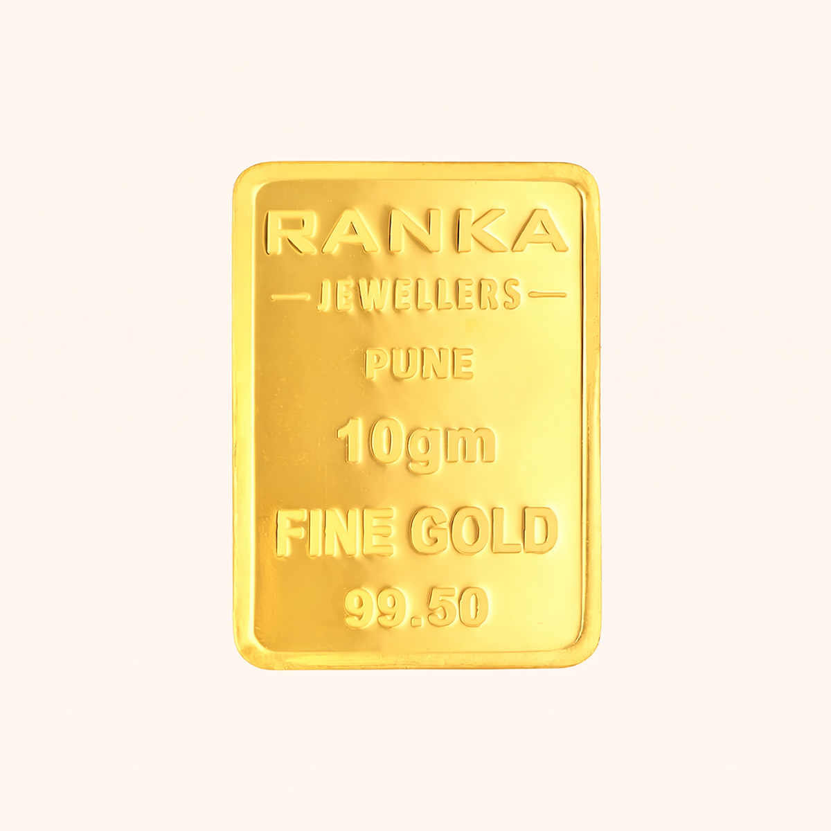 10 Gram Gold Bar 24K 995 Purity – Certified Pure Gold