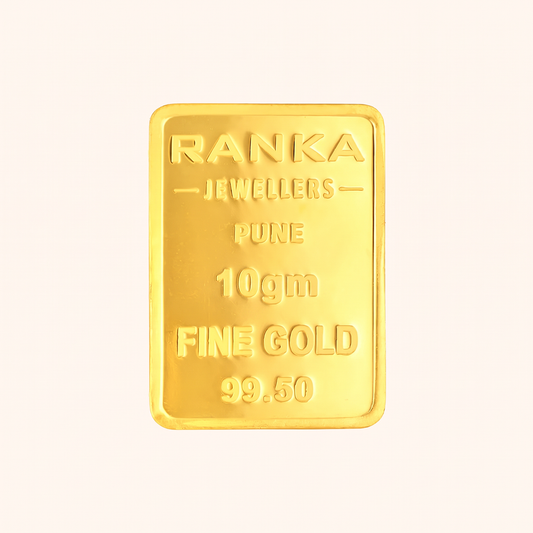 10 Gram Gold Bar 24K 995 Purity – Certified Pure Gold