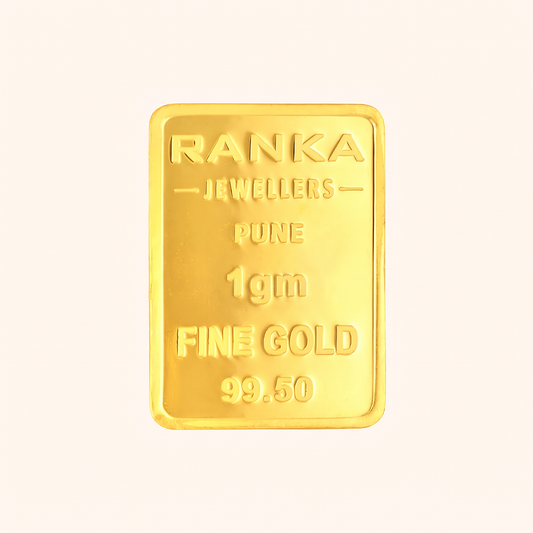1 Gram Gold Bar 24K 995 Purity – Certified Pure Gold