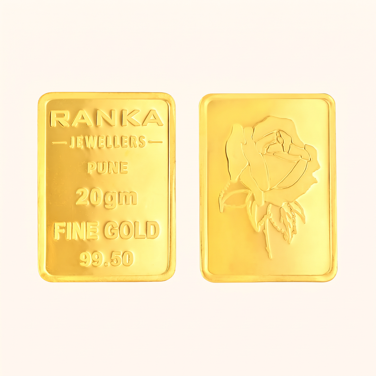 20 Gram Gold Bar 24K 995 Purity – Certified Pure Gold