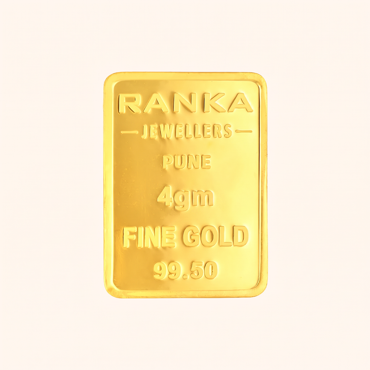 4 Gram Gold Bar 24K 995 Purity – Certified Pure Gold