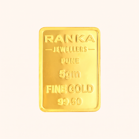 5 Gram Gold Bar 24K 995 Purity – Certified Pure Gold