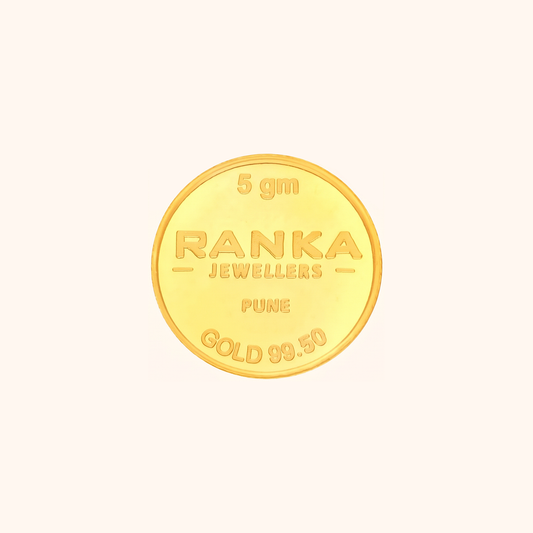 5 Gram Gold Coin 24K 995 Purity – Certified Pure Gold
