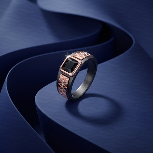 Midnight Crest Ring