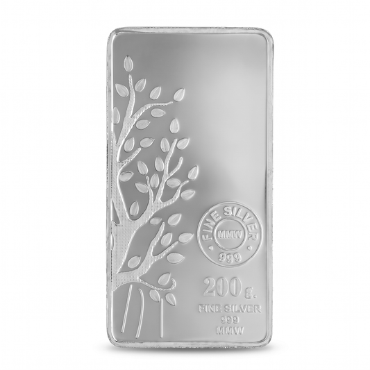 200 Gram Silver Bar